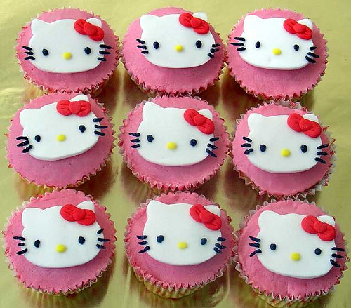 cute hello kitty nail designs. Happy Birthday, Hello Kitty!
