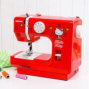 hello kitty sewing machine red