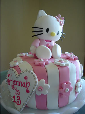 images of hello kitty cakes. hello kitty cake with pink
