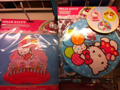  Kitty Birthday Party Supplies on Hello Kitty Birthday Party Decorations At Party Bazaar
